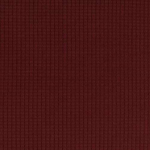 Dual Waterproof 100% Stretch Recliner Sofa Cover, 8-Piece Jacquard Slipcover (Dark Gray, 3 Seat Sofa) — Wine