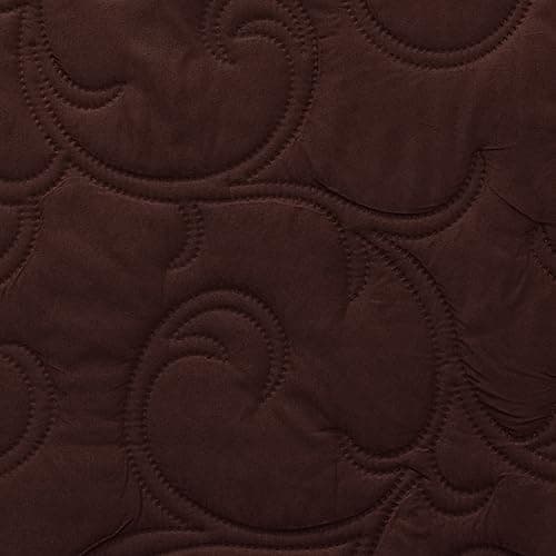 100% Waterproof Recliner Chair Cover, Non-Slip Fabric for Living Room — Chocolate