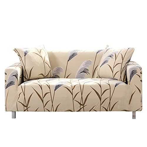 Love Forever Lamberia Printed 3 Seater Sofa Cover with Pillow Cases — Reed