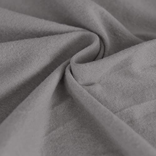 Dual Waterproof Loveseat Cover for Dogs and Kids, Dark Gray Stretch Couch Protector — Light Gray