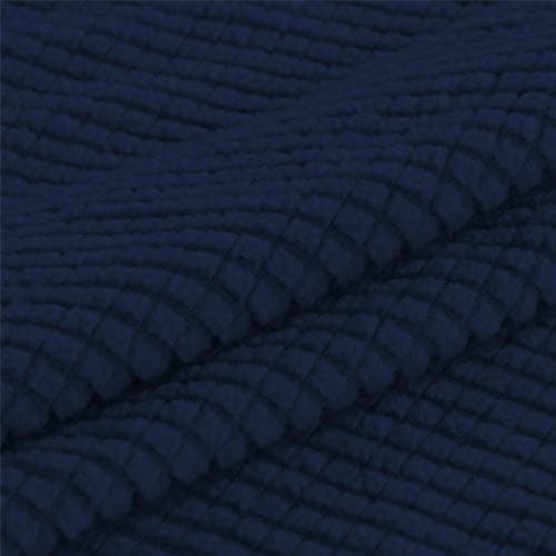 Turquoize Stretch Slipcovers for 3 Cushion Couch (Sofa, Biscotti Beige) — Navy