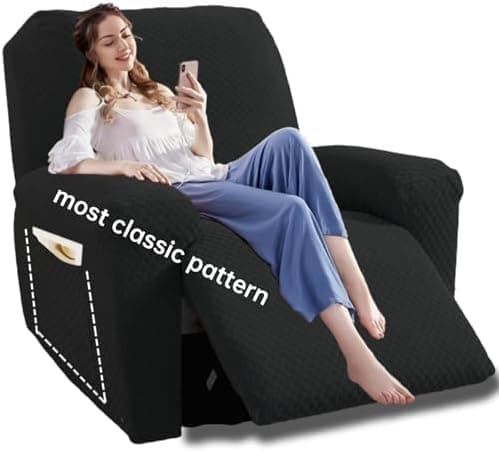 YEMYHOM Light Gray Stretch Recliner Slipcover with Side Pocket Global Recycled Standard  
YEMYHOM Light Gray Anti-Slip Recliner Cover with Elastic Bottom Global Recycled Standard  
YEMYHOM Light Gray Recliner Chair Cover with Side Pocket Global Recyc
