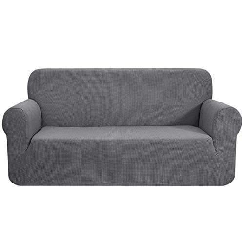Stretch Sofa Slipcover for 3 Seater Settee, Light Gray