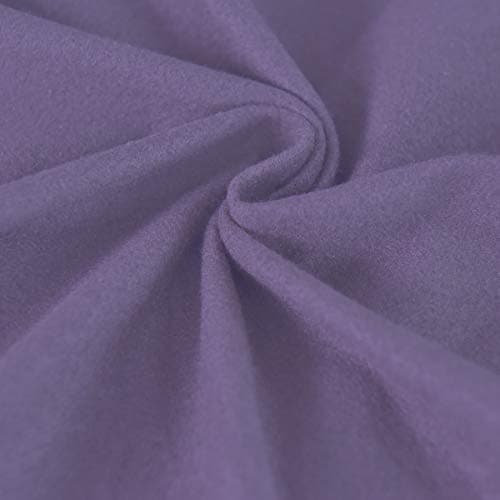 Dark Gray Microfiber Stretch Recliner Sofa Slipcover with Elastic Fit Protection — Purple