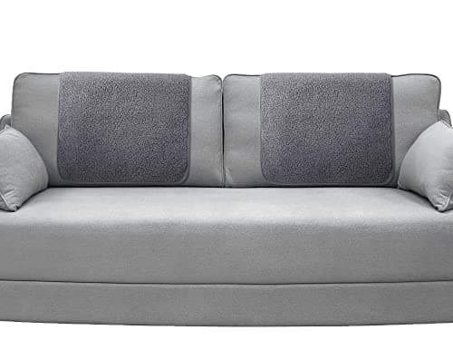 Frienda Recliner Headrest Covers for Furniture — Grey