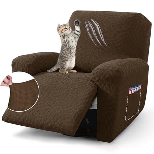 Lazy Boy Reclining Rocker Cover (24"-37"), 3-Piece Stretch Slipcover
