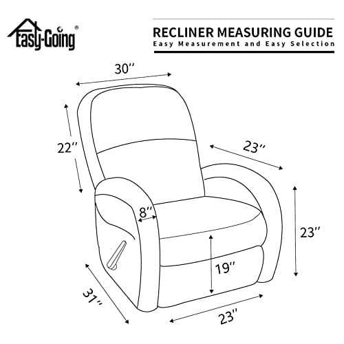 Dual Waterproof Recliner Cover for Couch and Sofa, Leakproof Protector for Kids and Pets Chocolate
