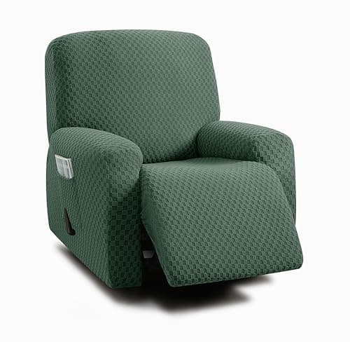 ULTICOR Ivory 3 Seater Recliner Sofa Cover — Retro Green