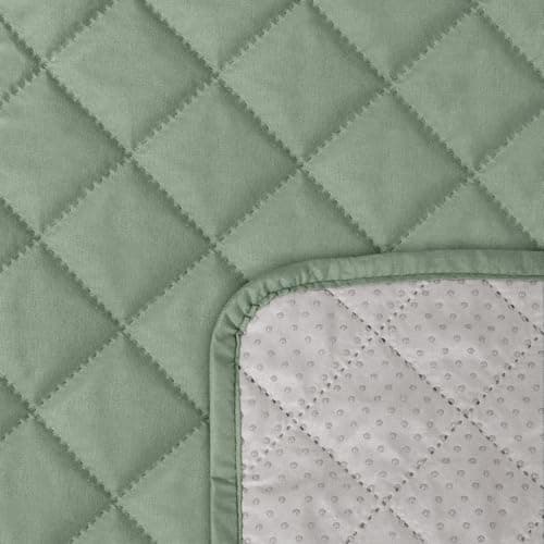 KinCam Waterproof 3 Seat Recliner Sofa Cover, Grey Protector — Sage Green
