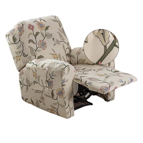 Lazy Boy Recliner Cover with Pockets & Elastic Bottom Protection — Color A24
