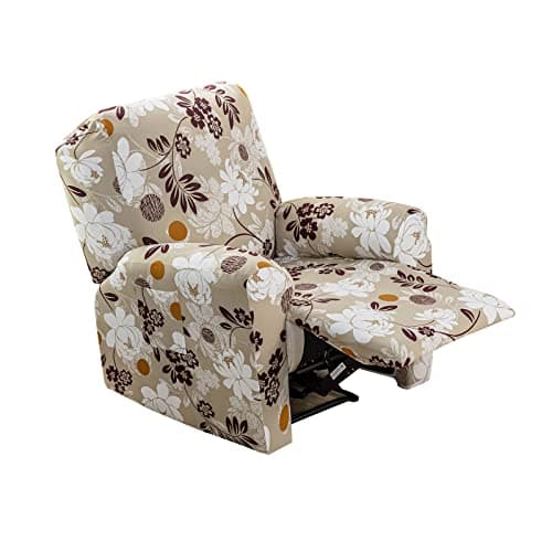 Lazy Boy Recliner Cover with Pockets & Elastic Bottom Protection — Color A22