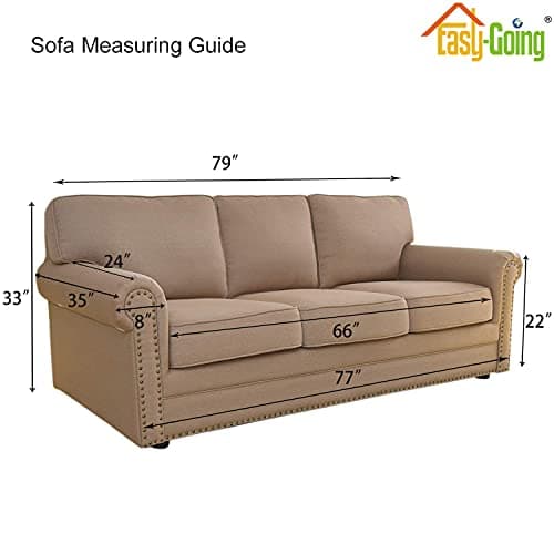 Dark Gray Stretch Sofa Slipcover for Kids' Sofas