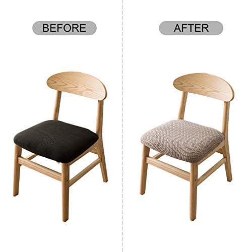 Genina Taupe Dining Room Chair Slipcovers (4 Pcs)