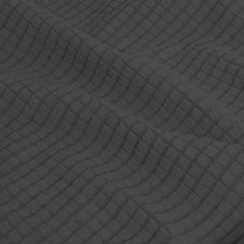 Pet and Kid-Friendly Large Dark Gray Stretch Couch Cover — Dark Gray