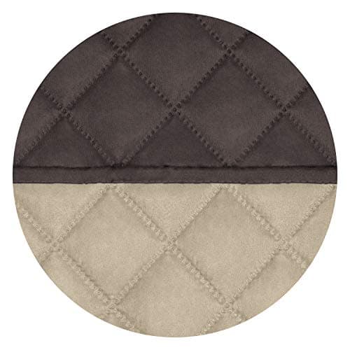 PureFit Reversible Water Resistant Couch Cover, Chocolate/Beige (3 Cushion) — Chocolate/Beige