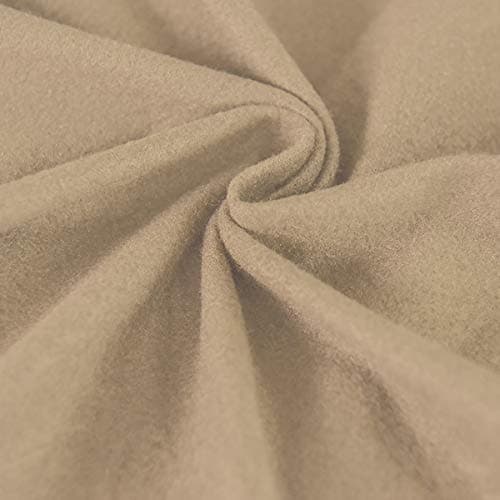 Dark Gray Microfiber Stretch Recliner Sofa Slipcover with Elastic Fit Protection — Pale Yellow