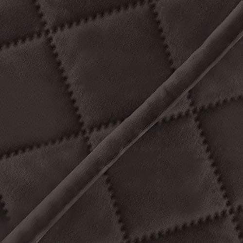 Easy-Going Reversible Loveseat Couch Cover, Gray/Light Gray — Chocolate/Chocolate