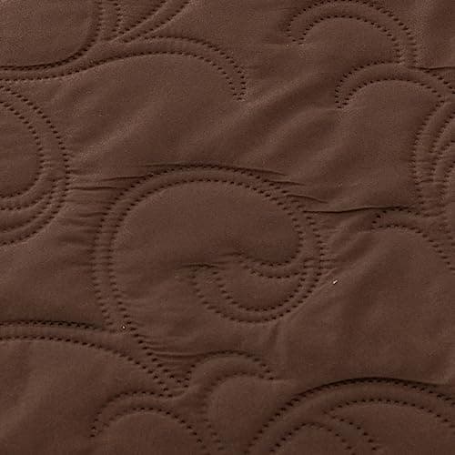 100% Waterproof Recliner Chair Cover, Non-Slip Fabric for Living Room — Coffee