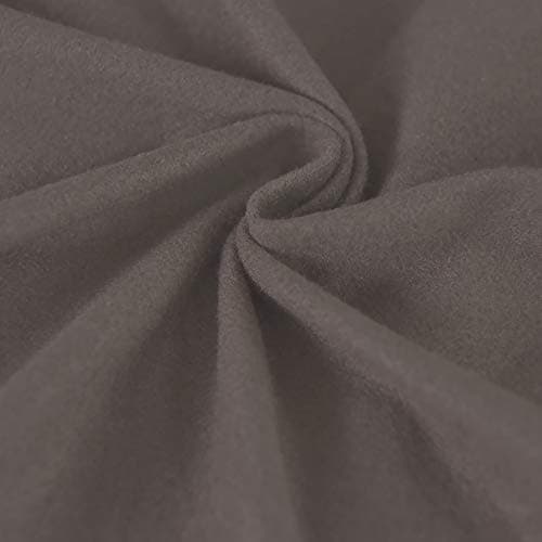 Elastic Pet Sofa Cover - Washable Soft Couch Protector for 2 Cushions (Love Seat, Dark Gray) — Taupe