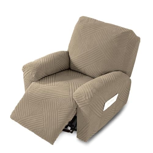 Northern Brothers Stretch Recliner Covers for Lazy Boy Chairs - Washable & OEKO-TEX Khaki
| Northern Brothers Recliner Covers Stay in Place & Protect Furniture for Dog and Kids - Lazy Boy OEKO-TEX Khaki
| Northern Brothers OEKO-TEX Khaki Stretch Rec