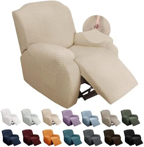 YEMYHOM Light Gray Stretch Recliner Slipcover with Side Pocket Global Recycled Standard  
YEMYHOM Light Gray Anti-Slip Recliner Cover with Elastic Bottom Global Recycled Standard  
YEMYHOM Light Gray Recliner Chair Cover with Side Pocket Global Recyc