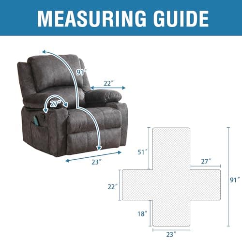 H.VERSAILTEX 100% Waterproof Power Lift Recliner Chair Cover, Brown