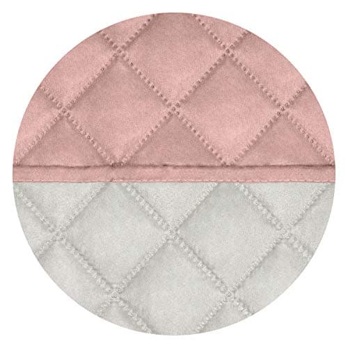 PureFit Reversible Water Resistant Couch Cover, Chocolate/Beige (3 Cushion) — Pink/Ivory