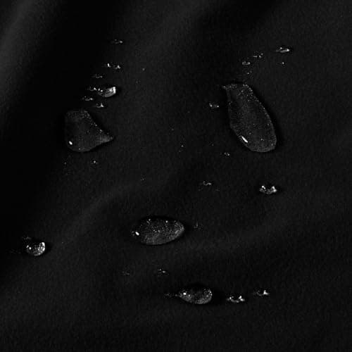 100% Waterproof Recliner Cover for Large Sectional Sofas, Protecting L-Shape Furniture for Kids & Pets, Black — Black