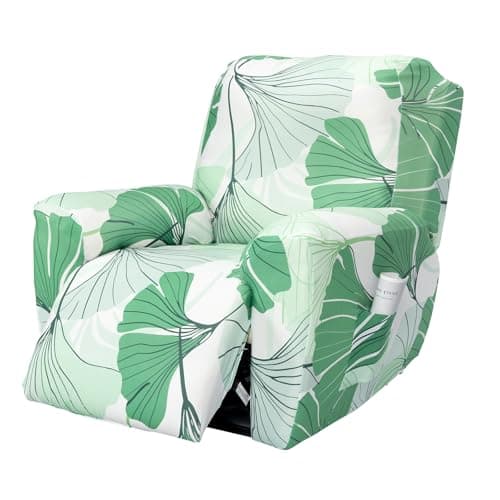 FUANGUI 4-Piece Lazyboy Recliner Cover with Storage Pockets — 22