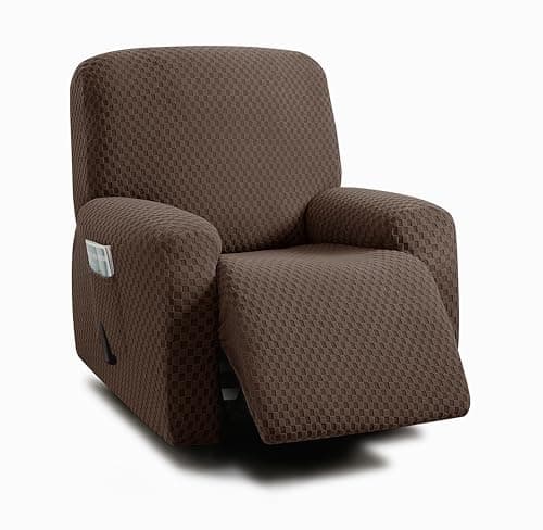 ULTICOR Ivory 3 Seater Recliner Sofa Cover — Chocolate