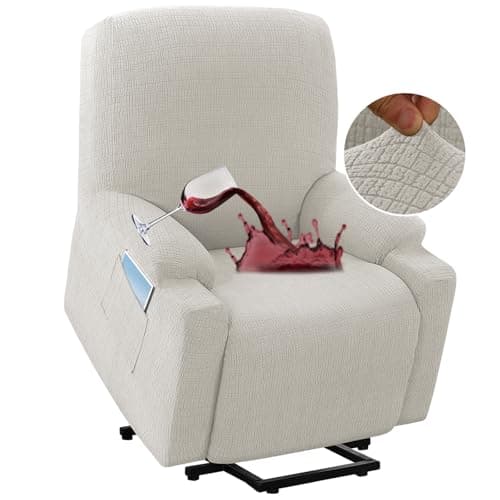 H.VERSAILTEX Waterproof Recliner Chair Cover, Gray — Pale Oak