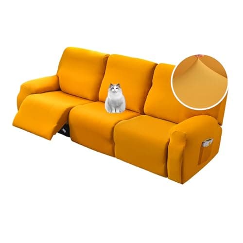 CRFATOP Stretch Recliner Cover Slipcovers for Lazy Boy Furniture — Solid Orange