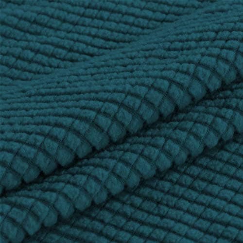 Turquoize Stretch Slipcovers for 3 Cushion Couch (Sofa, Biscotti Beige) — Deep Teal
