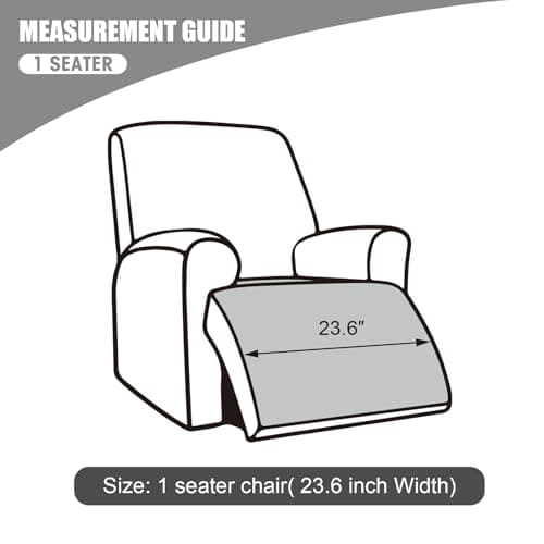Genina Waterproof Recliner Chair Cover, Dog-Friendly & Washable