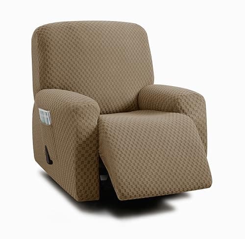 ULTICOR Ivory 3 Seater Recliner Sofa Cover — Sand