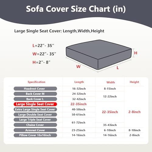 2024 Magic Wear-Resistant Sofa Cover for Sectionals (Texture-Gray, Extra Large)