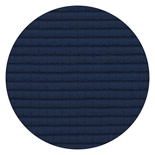 PureFit Stretch Sofa Slipcover, Cream – Non-Slip, Washable, Non-Skid Foam — Navy