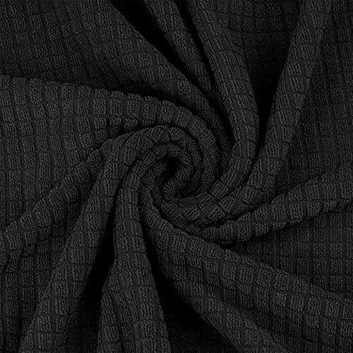 Asnomy Black Pet Protector Couch Covers for 2 Cushion Loveseat — Black