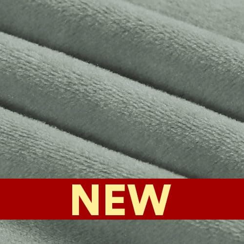 PrinceDeco Grey Velvet Loveseat Cover, Washable, Up to 72" Wide — Sea Grass