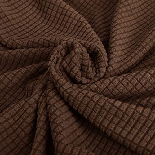Super Stretch Dark Grey Sofa Covers for 3 Cushion Couch (71"-91") — Coffee