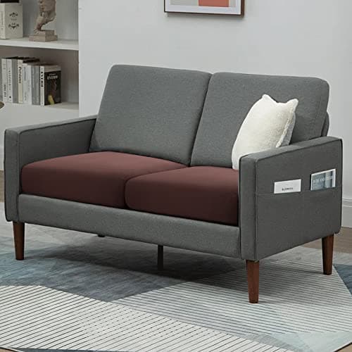 Waterproof Couch Cushion Covers for Furniture Protector (Chocolate, 2 Pack)