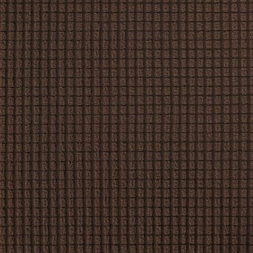 CHUN YI Stretch Sofa Cover, 3 Seat, Grey Checks Spandexсалон coverage — Chocolate