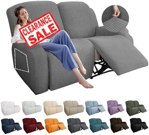 YEMYHOM Light Gray Stretch Recliner Slipcover with Side Pocket Global Recycled Standard  
YEMYHOM Light Gray Anti-Slip Recliner Cover with Elastic Bottom Global Recycled Standard  
YEMYHOM Light Gray Recliner Chair Cover with Side Pocket Global Recyc