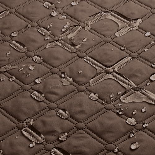 TAOCOCO 100% Waterproof Recliner Cover, Pet & Kids Washable, Dark Gray — Brown