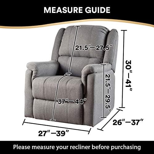 Velvet Recliner Chair Covers for Reclining Chairs