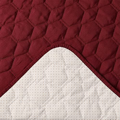 RBSC Burgundy 32" Right Recliner Sofa Waterproof Covers — Burgundy
