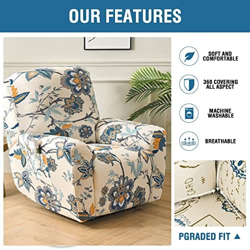 Eco-Ancheng Lazyboy Recliner Slipcover Set with Storage Pockets