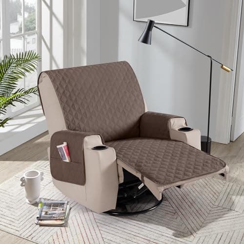 Ruaozz 100% Upgraded Waterproof Recliner Chair Covers