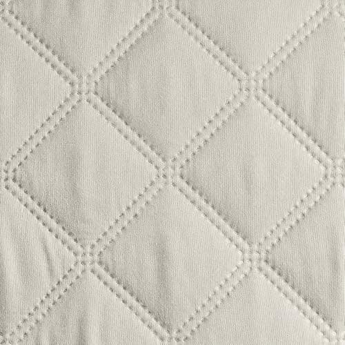 TAOCOCO Large Recliner Seat Cover, Light Gray, Non-Slip & Pet-Friendly — Ivory