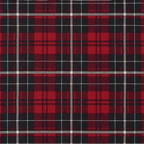 SureFit Duck Cotton Loveseat Box Cushion Slipcover — Plaid